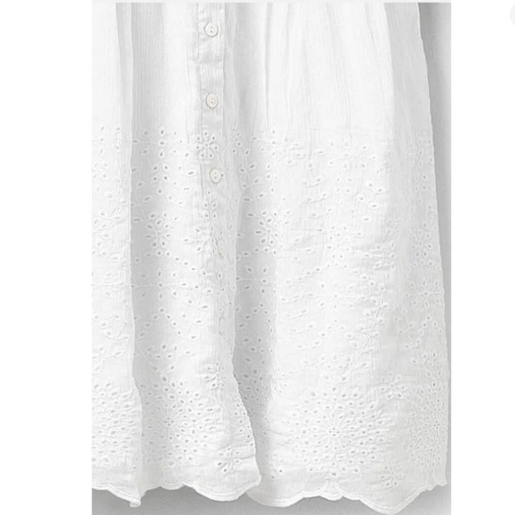 Woman’s Matilda Jane Good Hart Montrose White Eyelet Puff Sleeves Cotton Small - Picture 6 of 15